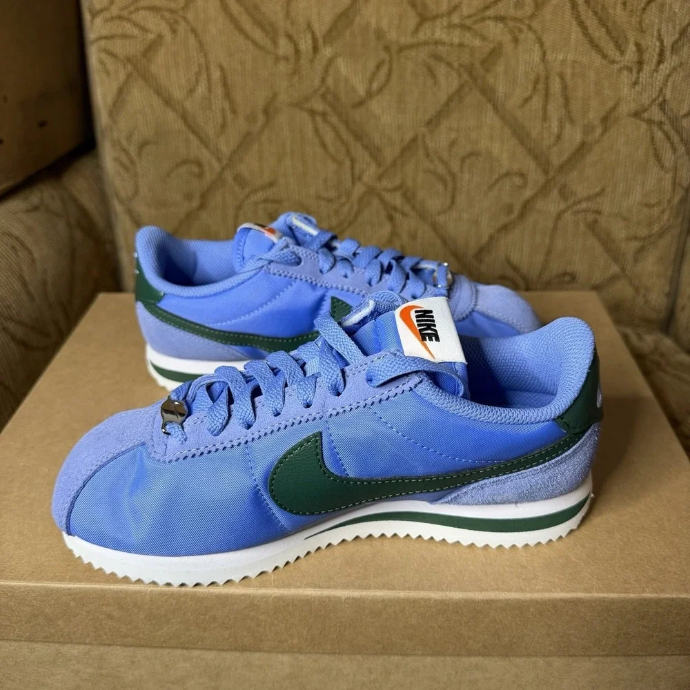 Nike Cortez Women's Size 5.5 Blue Green Running Athletic Shoes DZ2795 402